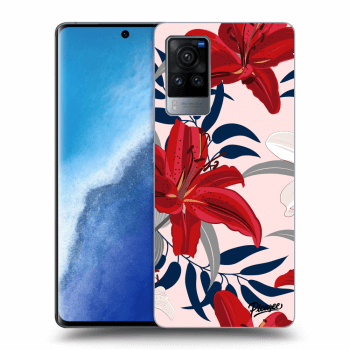 Ovitek za Vivo X60 Pro 5G - Red Lily