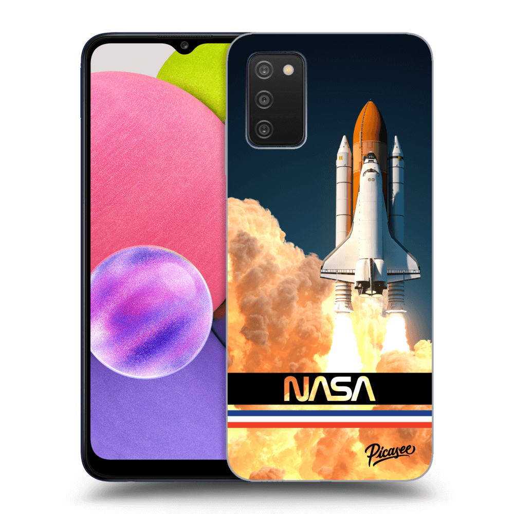 Picasee ULTIMATE CASE za Samsung Galaxy A03s A037G - Space Shuttle