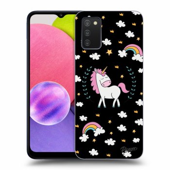 Ovitek za Samsung Galaxy A03s A037G - Unicorn star heaven