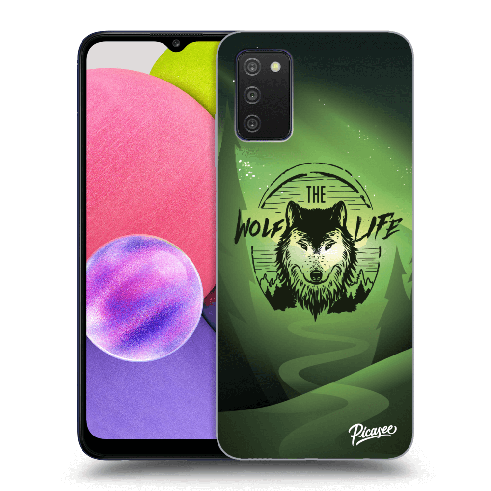 Picasee ULTIMATE CASE za Samsung Galaxy A03s A037G - Wolf life