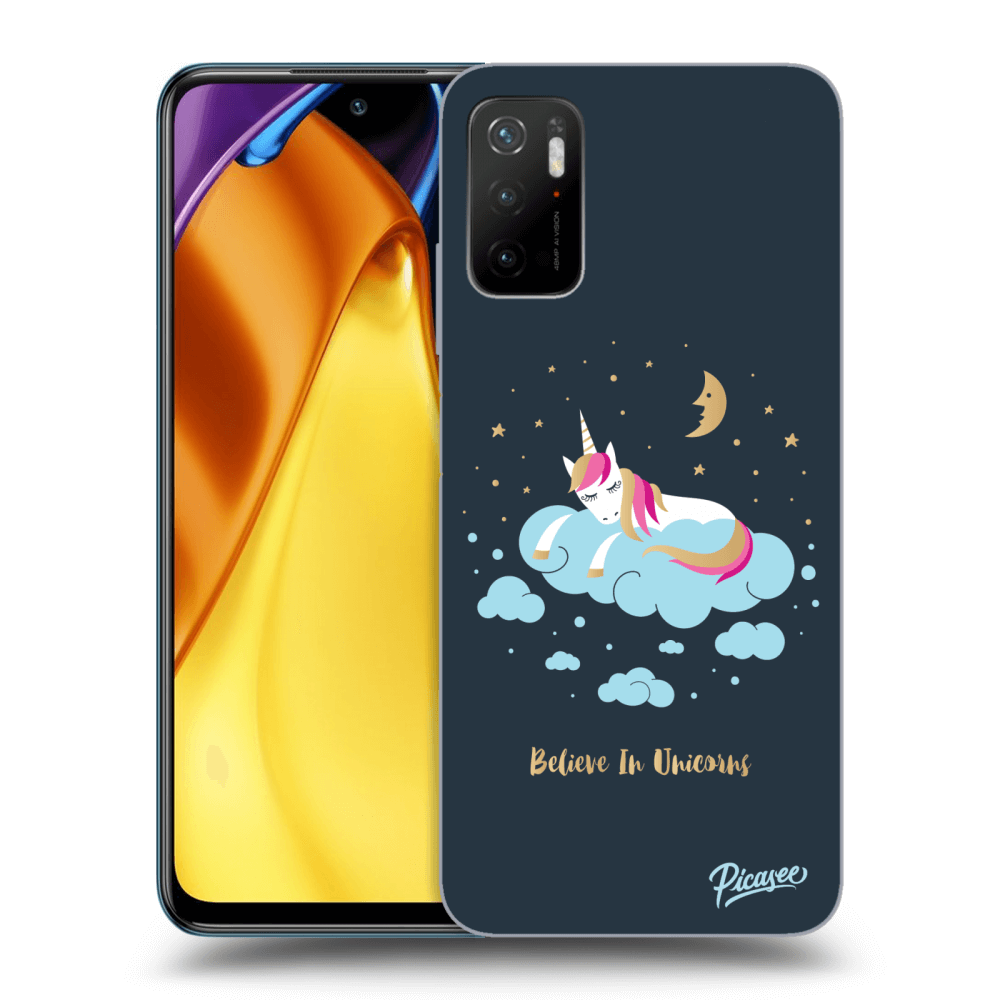 Picasee silikonski prozorni ovitek za Xiaomi Poco M3 Pro 5G - Believe In Unicorns