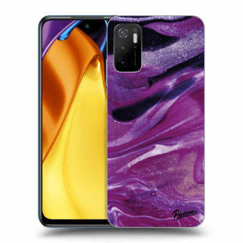 Ovitek za Xiaomi Poco M3 Pro 5G - Purple glitter