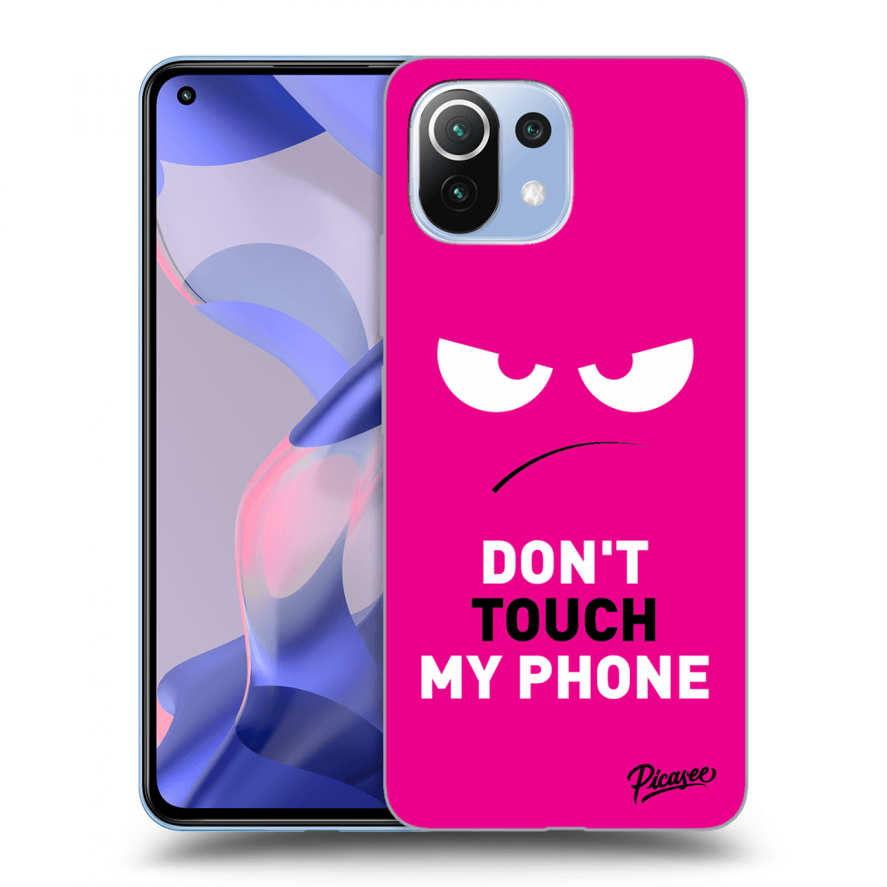 Picasee ULTIMATE CASE za Xiaomi 11 Lite 5G NE - Angry Eyes - Pink