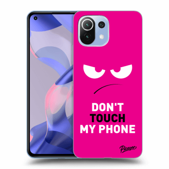Ovitek za Xiaomi 11 Lite 5G NE - Angry Eyes - Pink