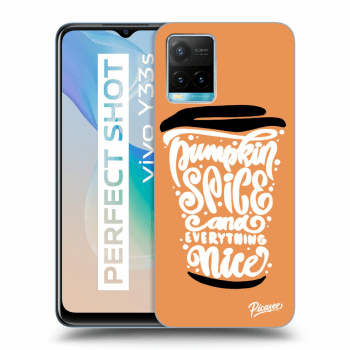 Ovitek za Vivo Y33s - Pumpkin coffee