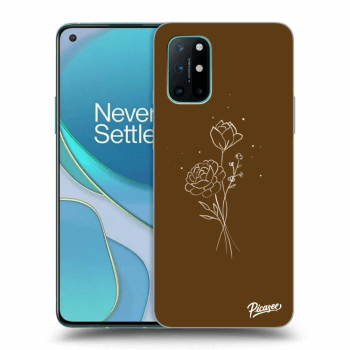 Ovitek za OnePlus 8T - Brown flowers