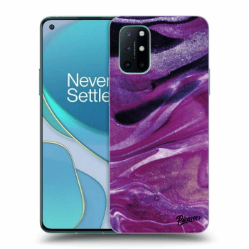 Ovitek za OnePlus 8T - Purple glitter