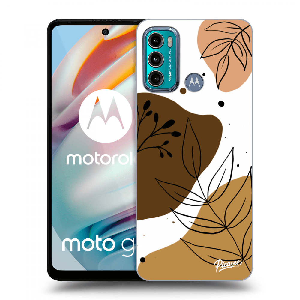 Picasee silikonski črni ovitek za Motorola Moto G60 - Boho style