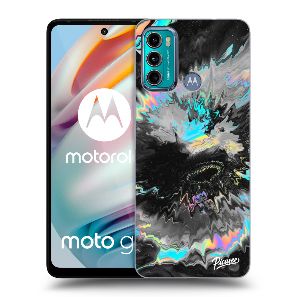 Picasee silikonski črni ovitek za Motorola Moto G60 - Magnetic