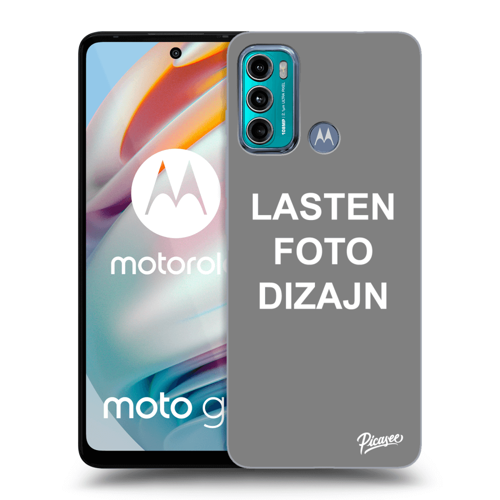 Picasee silikonski prozorni ovitek za Motorola Moto G60 - Lasten foto dizajn