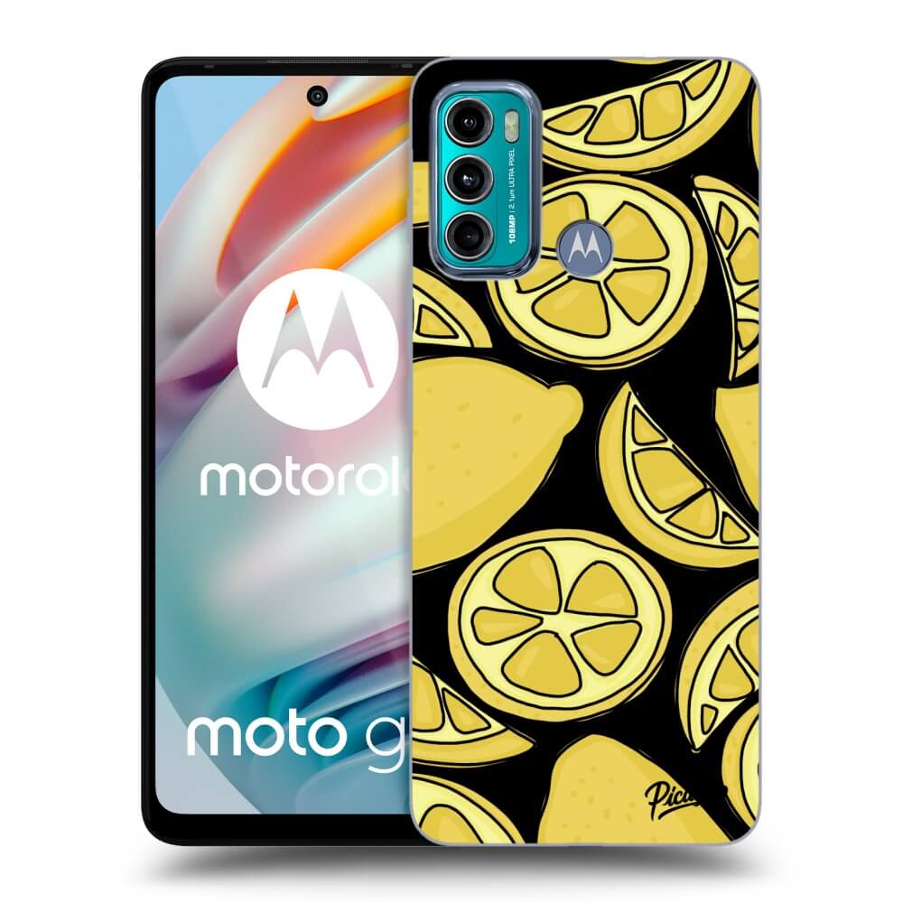 Picasee silikonski črni ovitek za Motorola Moto G60 - Lemon