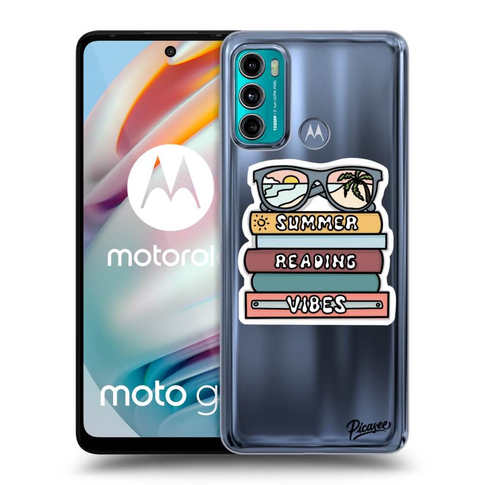 Picasee silikonski črni ovitek za Motorola Moto G60 - Summer reading vibes