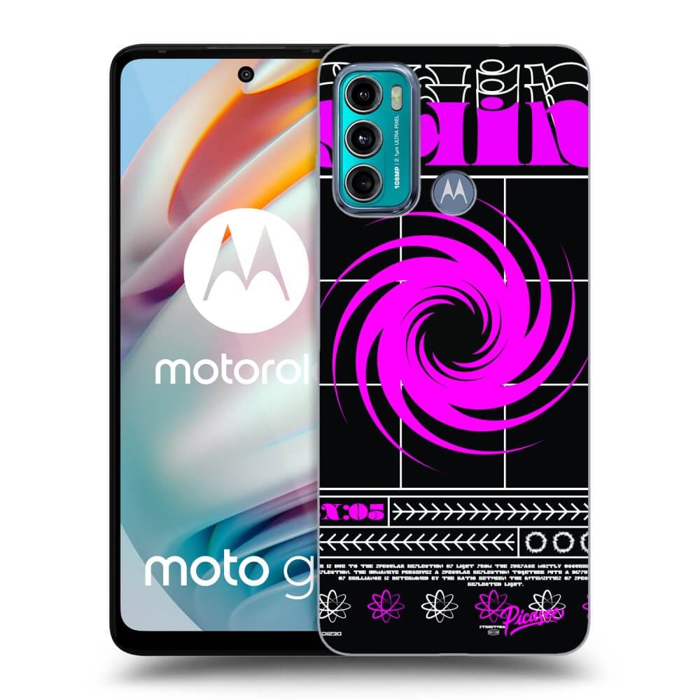 Picasee silikonski črni ovitek za Motorola Moto G60 - SHINE