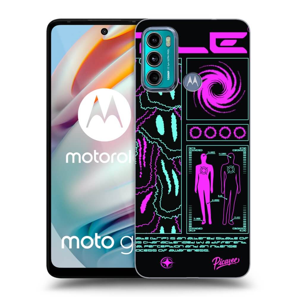 Picasee silikonski črni ovitek za Motorola Moto G60 - HYPE SMILE