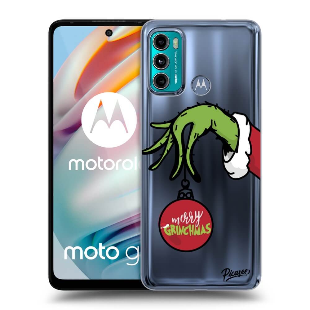 Picasee silikonski prozorni ovitek za Motorola Moto G60 - Grinch