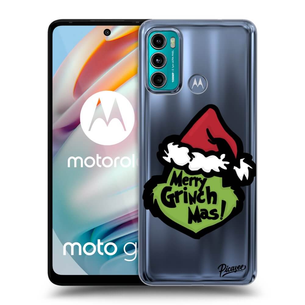 Picasee silikonski prozorni ovitek za Motorola Moto G60 - Grinch 2