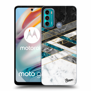 Ovitek za Motorola Moto G60 - Black & White geometry
