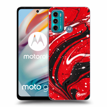 Picasee ULTIMATE CASE za Motorola Moto G60 - Red black