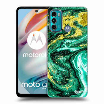 Ovitek za Motorola Moto G60 - Green Gold