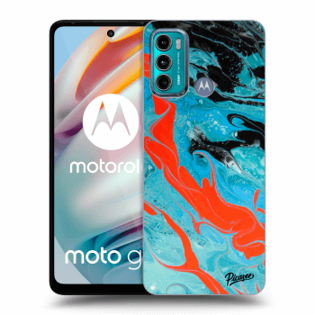 Picasee ULTIMATE CASE za Motorola Moto G60 - Blue Magma
