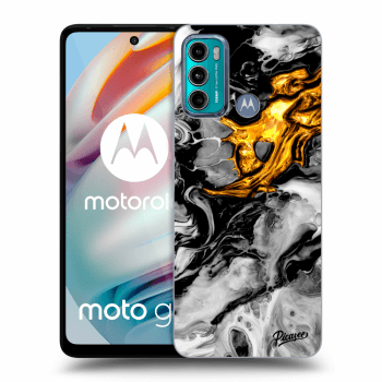 Ovitek za Motorola Moto G60 - Black Gold 2