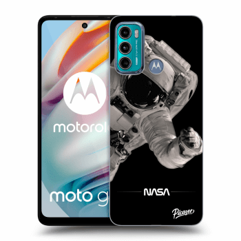 Picasee silikonski prozorni ovitek za Motorola Moto G60 - Astronaut Big