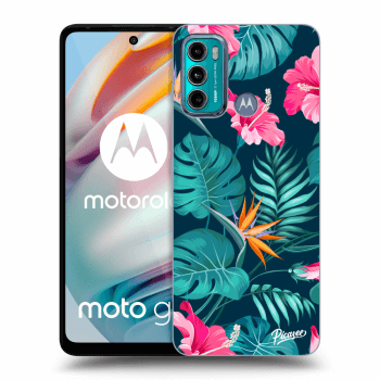 Picasee ULTIMATE CASE za Motorola Moto G60 - Pink Monstera