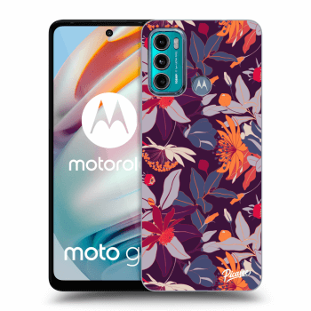 Ovitek za Motorola Moto G60 - Purple Leaf