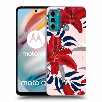 Ovitek za Motorola Moto G60 - Red Lily
