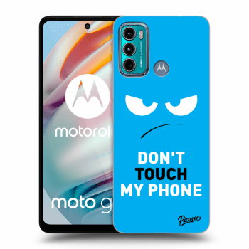 Ovitek za Motorola Moto G60 - Angry Eyes - Blue