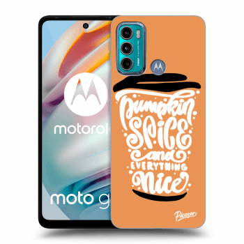 Ovitek za Motorola Moto G60 - Pumpkin coffee