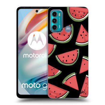 Picasee silikonski črni ovitek za Motorola Moto G60 - Melone