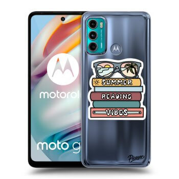 Picasee silikonski prozorni ovitek za Motorola Moto G60 - Summer reading vibes