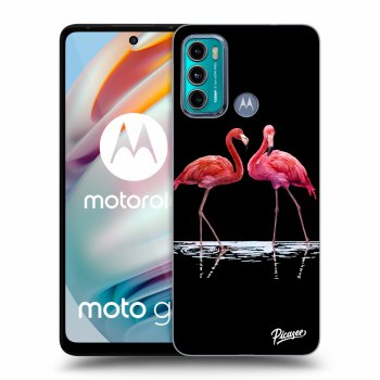 Ovitek za Motorola Moto G60 - Flamingos couple
