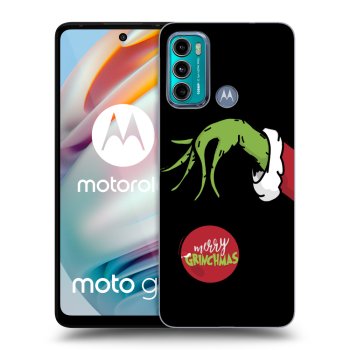 Picasee silikonski črni ovitek za Motorola Moto G60 - Grinch