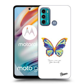 Picasee silikonski prozorni ovitek za Motorola Moto G60 - Diamanty White