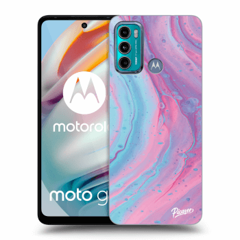 Ovitek za Motorola Moto G60 - Pink liquid