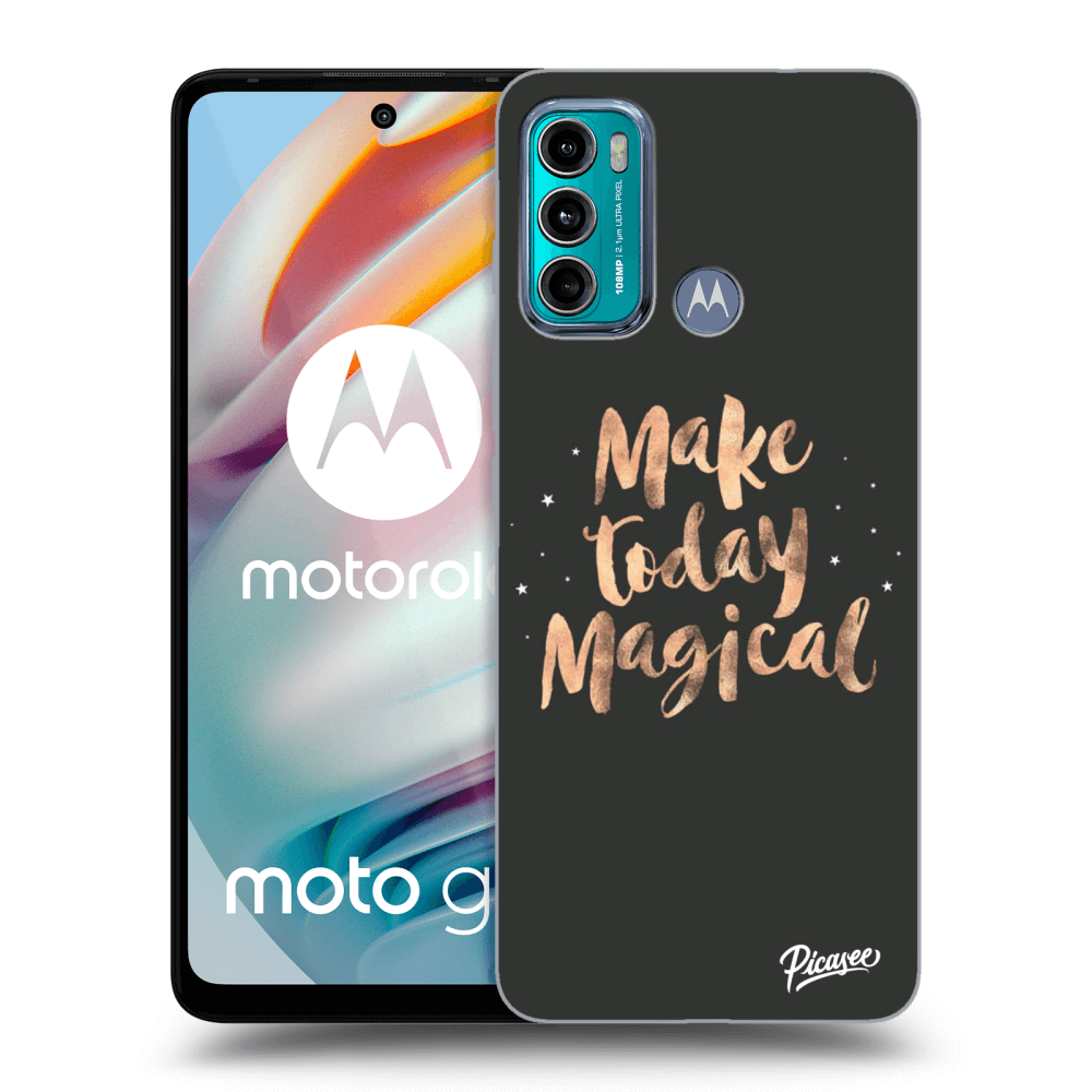 Picasee silikonski prozorni ovitek za Motorola Moto G60 - Make today Magical