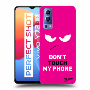 Ovitek za Vivo Y72 5G - Angry Eyes - Pink