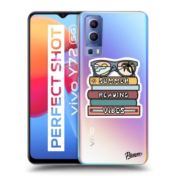 Picasee silikonski prozorni ovitek za Vivo Y72 5G - Summer reading vibes