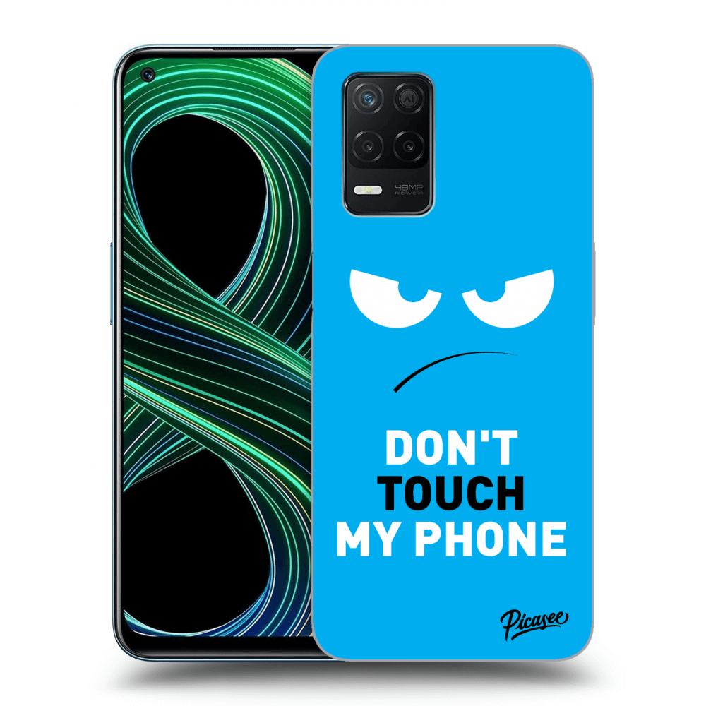 Picasee ULTIMATE CASE za Realme 8 5G - Angry Eyes - Blue