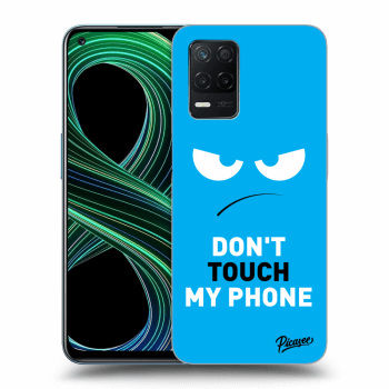 Ovitek za Realme 8 5G - Angry Eyes - Blue