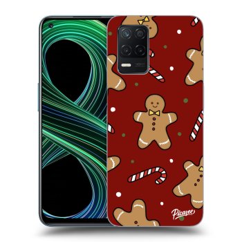 Picasee silikonski prozorni ovitek za Realme 8 5G - Gingerbread 2