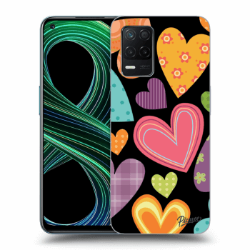 Ovitek za Realme 8 5G - Colored heart