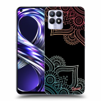 Ovitek za Realme 8i - Flowers pattern