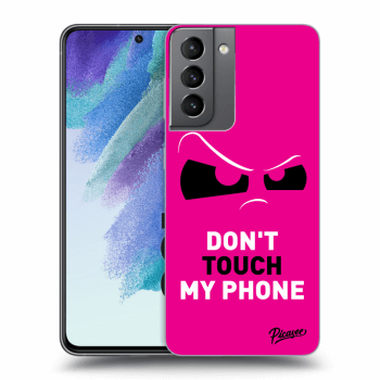 Ovitek za Samsung Galaxy S21 FE 5G - Cloudy Eye - Pink