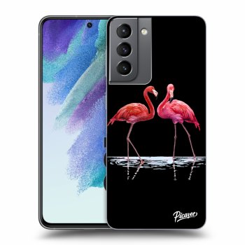 Ovitek za Samsung Galaxy S21 FE 5G - Flamingos couple