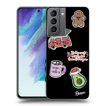 Picasee ULTIMATE CASE PowerShare za Samsung Galaxy S21 FE 5G - Christmas Stickers
