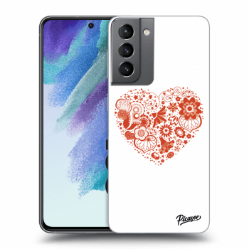 Ovitek za Samsung Galaxy S21 FE 5G - Big heart