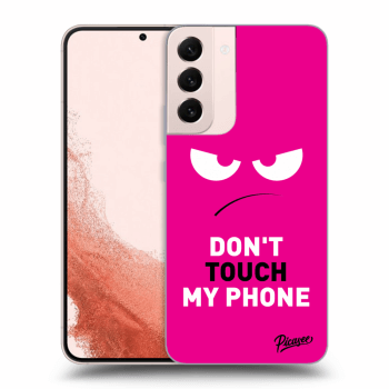 Ovitek za Samsung Galaxy S22+ 5G - Angry Eyes - Pink